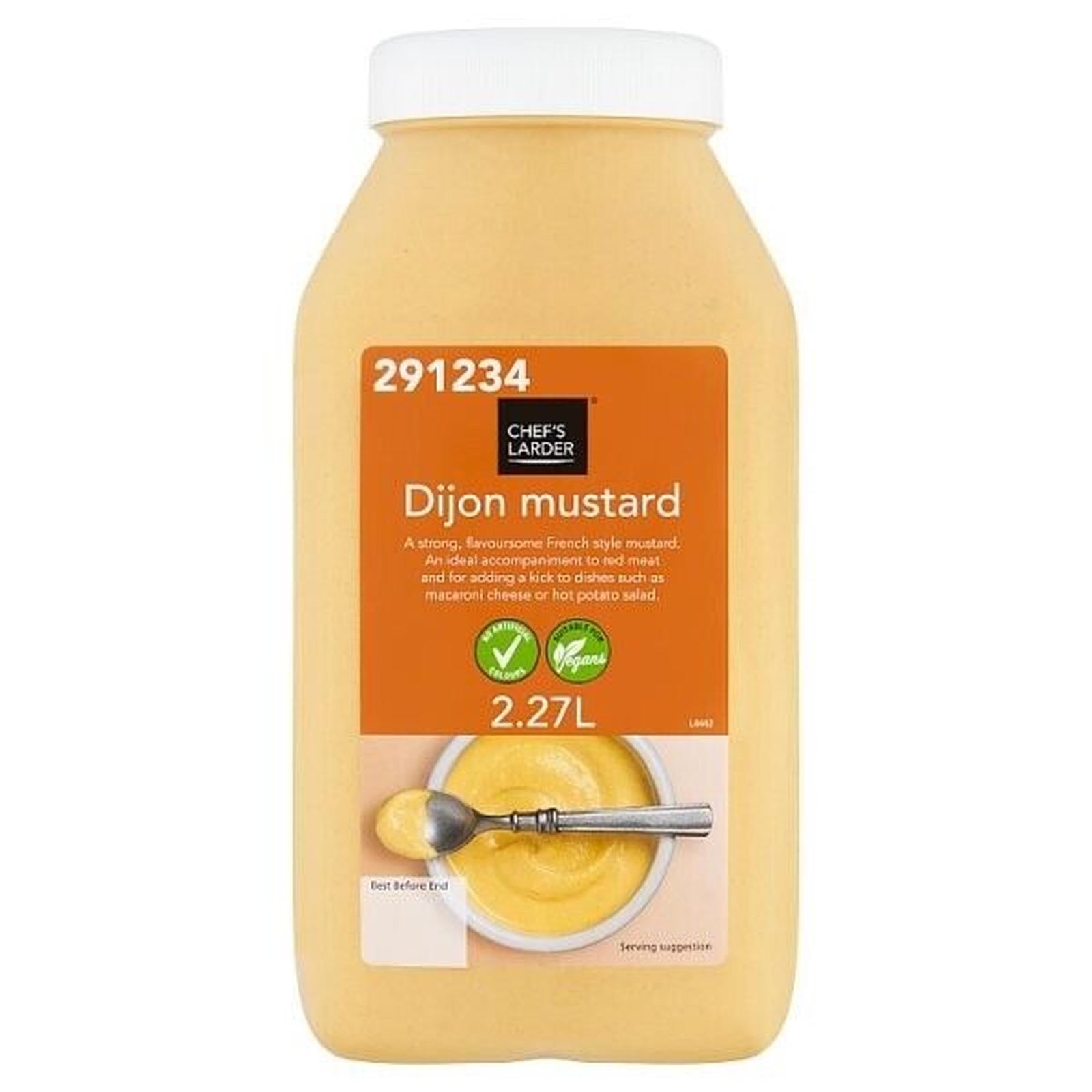 Chef's Larder Dijon Mustard 2.27 L – 2 x 2.27ltr