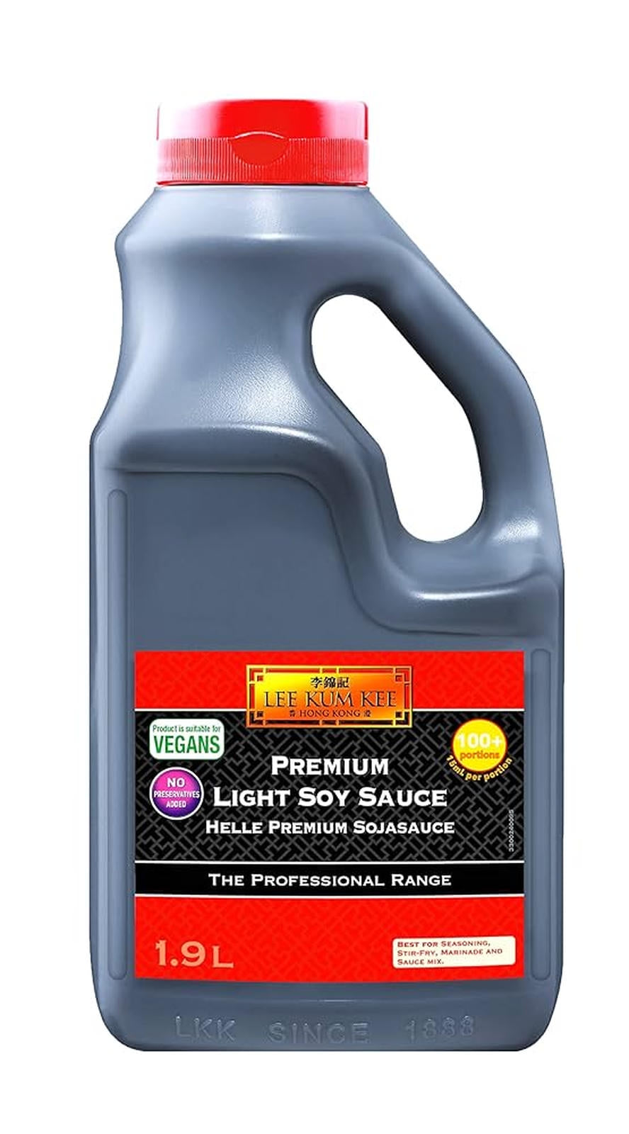 Lee Kum Kee The Professional Range Premium Light Soy Sauce 1.9L – 2 x 1.9ltr