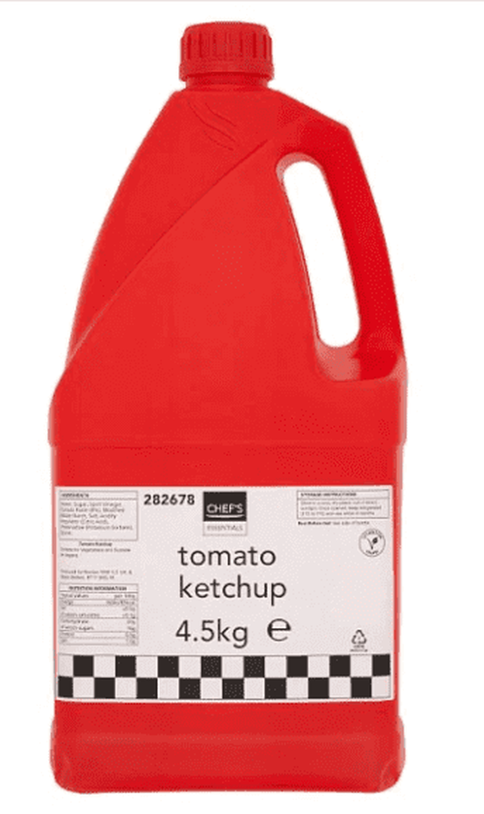 Chef's Essentials Tomato Ketchup 4.5kg – 2 x 4.5kg