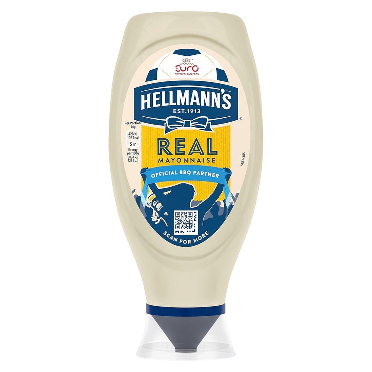 Hellmann's Mayonnaise UEFA WOMEN'S EURO 2025* Limited Edition 750 ml – 1 x 750ml