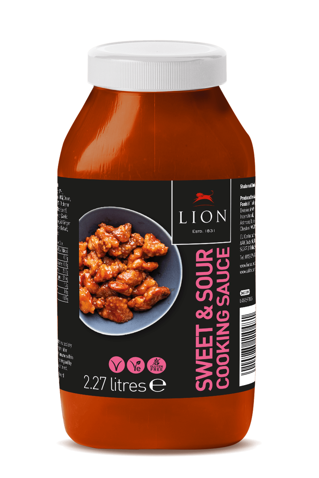 Lion Sweet & Sour Cooking Sauce 2.27 Litres – 1 x 2.27ltr