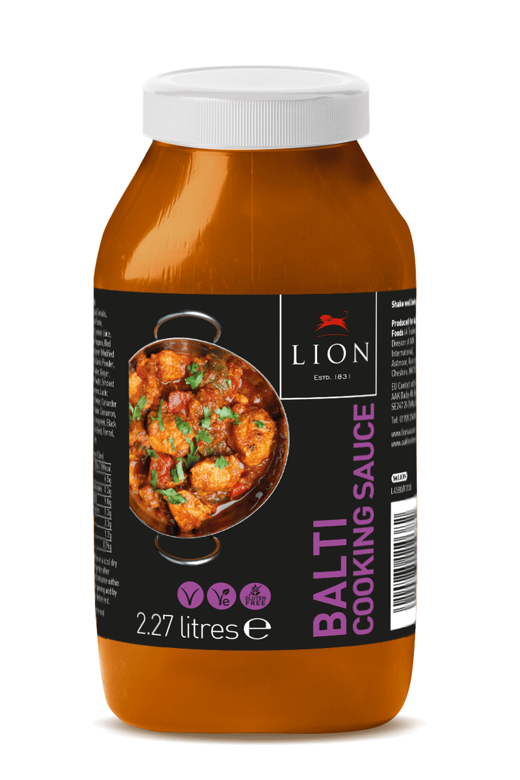 Lion Balti Cooking Sauce 2.27 Litres – 2 x 2.27ltr