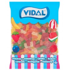 Vidal Jelly Bears Candies 1kg – 6 x 1kg