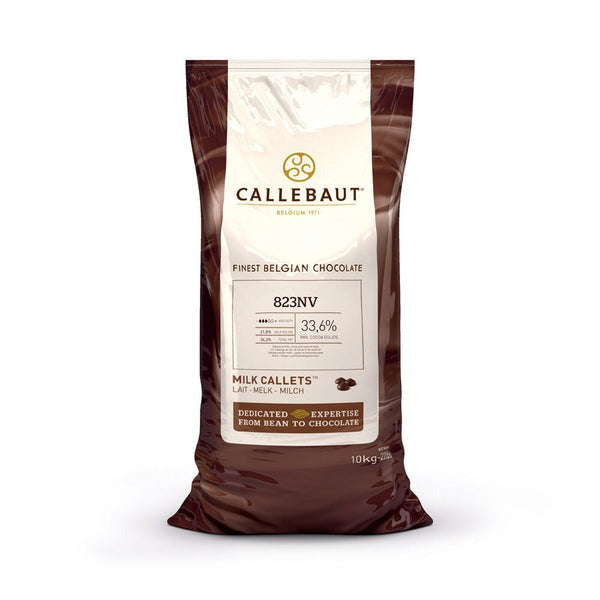 Callebaut Milk Callets Milk Chocolate Catering Size 10kg 1 x 10kg For Retail And Foodservice