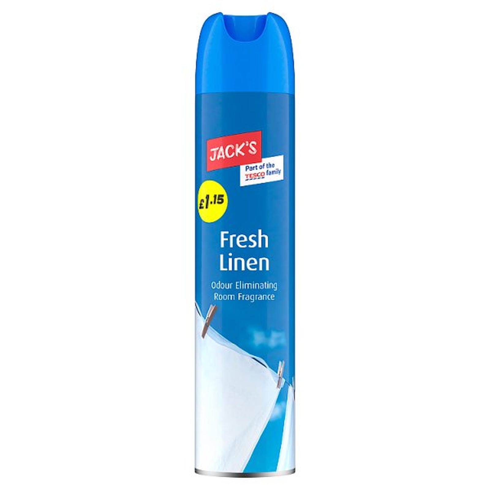Jack's Fresh Linen Odour Eliminating Room Fragrance 240ml