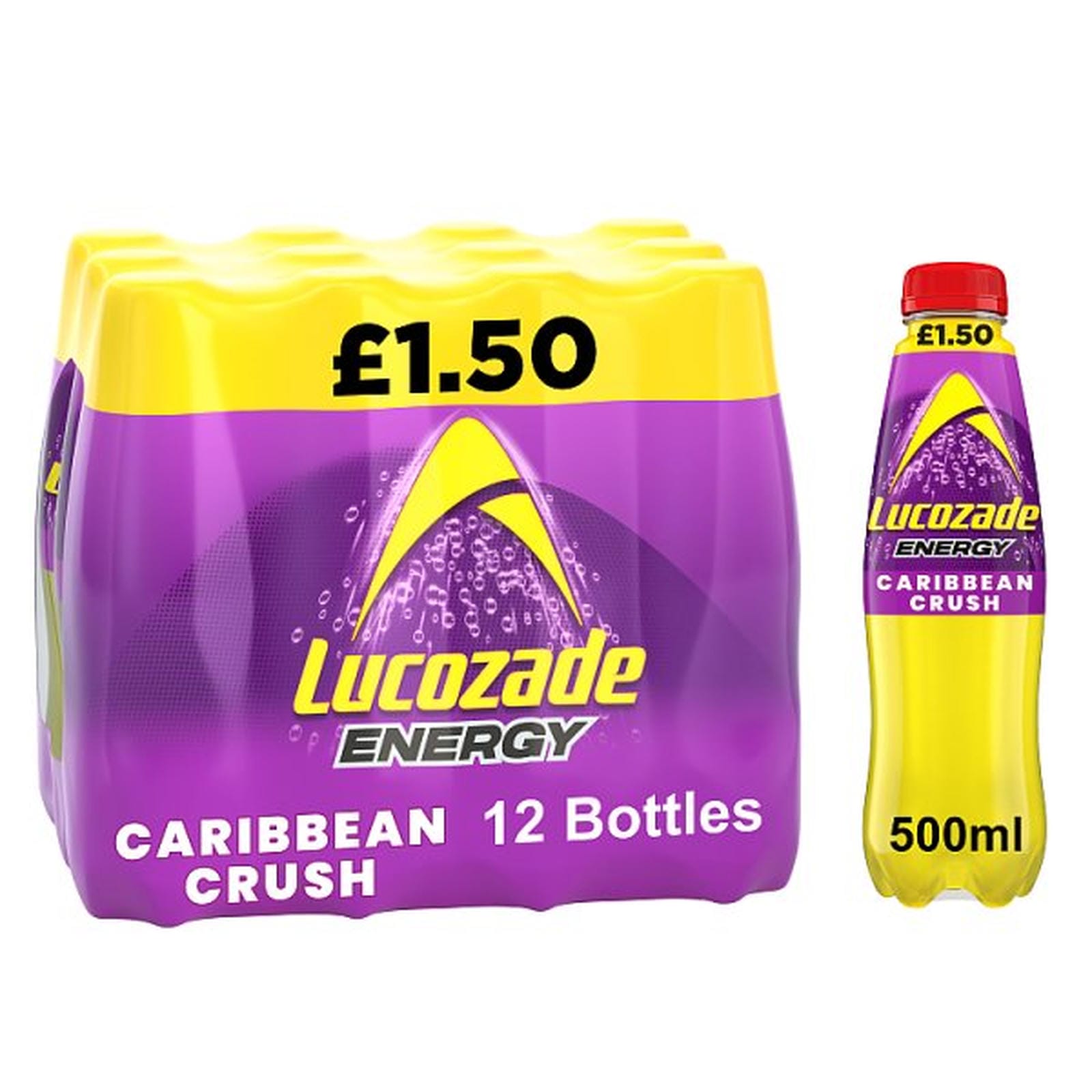 Lucozade Energy Drink Caribbean Crush 500ml PMP £1.50