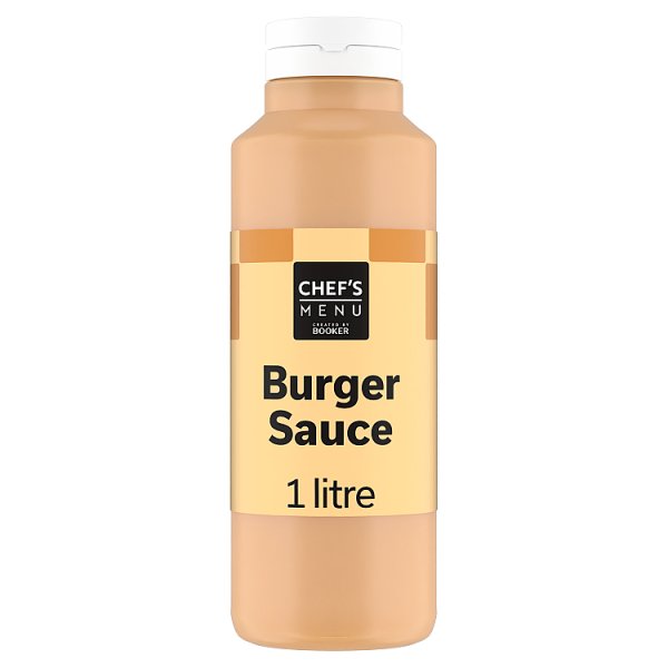 Chef's Menu Burger Sauce Salt-Reduced Creamy Tang for Burgers and Sandwiches 1 Litre