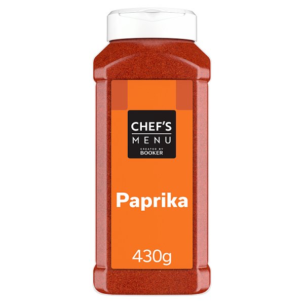Chef's Menu Paprika 430g Ground Spice For Hungarian Dishes Vibrant Colour And Authentic Flavour