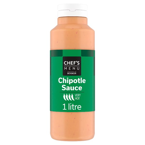 Chef's Menu Chipotle Sauce Smoky Heat Creamy Base 1 Litre Bottle Suitable For Vegetarians