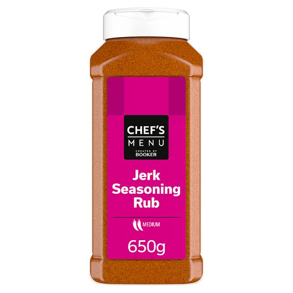 Chef's Menu Jerk Seasoning Rub Authentic Caribbean Flavour Medium Heat 650g Vegetarian Friendly