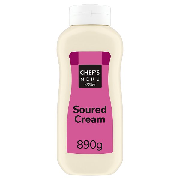 Chef's Menu Soured Cream Premium 890g Tub For Sauces And Desserts And Savoury Dishes