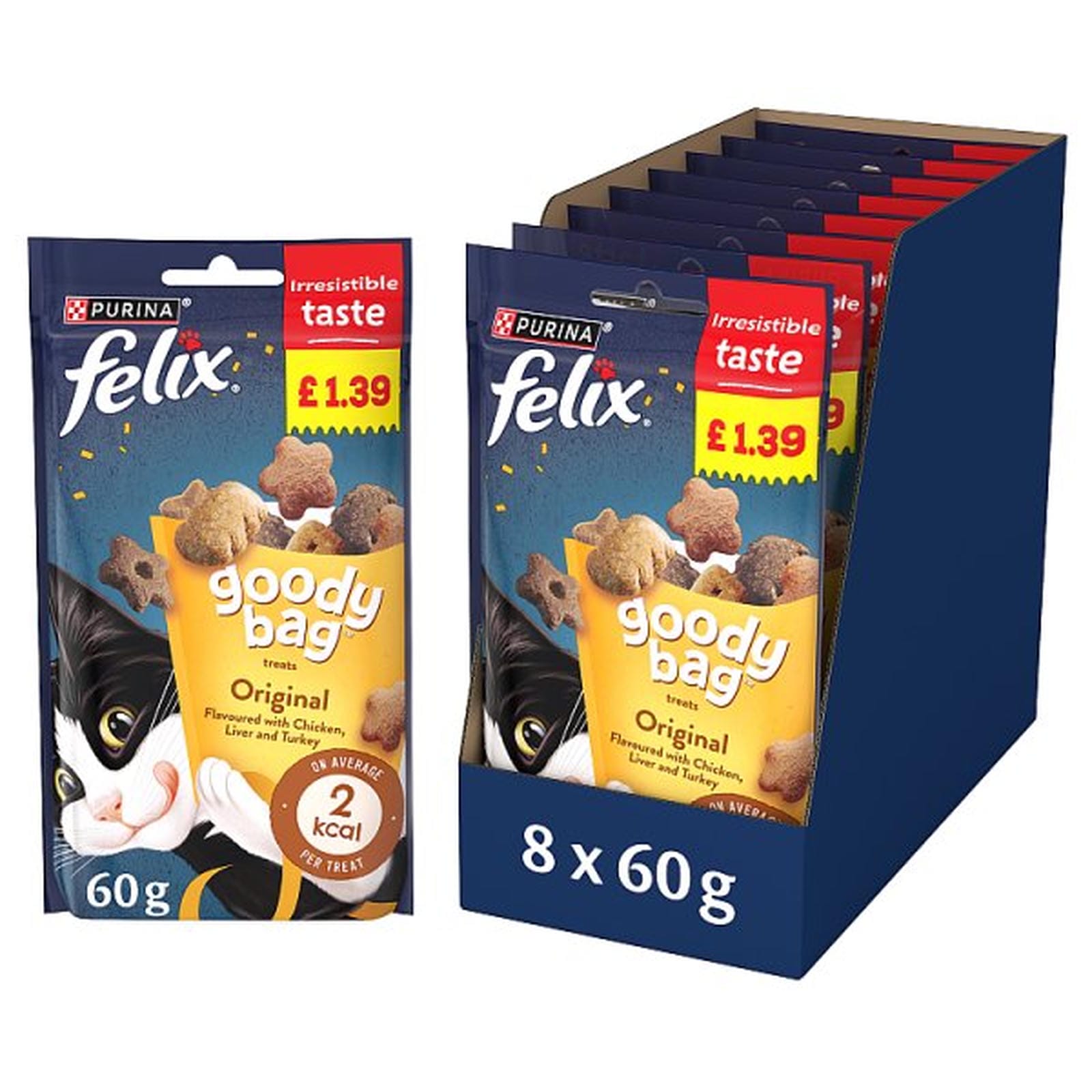 FELIX Goody Bag Original Mix Cat Treats 60g PMP