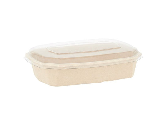 BioPak 950ml Takeaway Trays & Lids Octagon 25pcs – 8 x 25pk