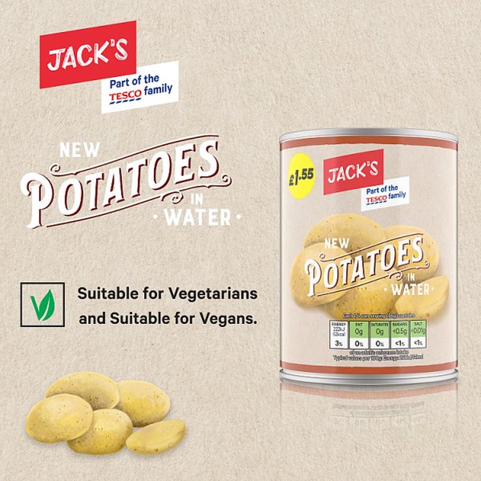 Jack's New Potatoes in Water 560g