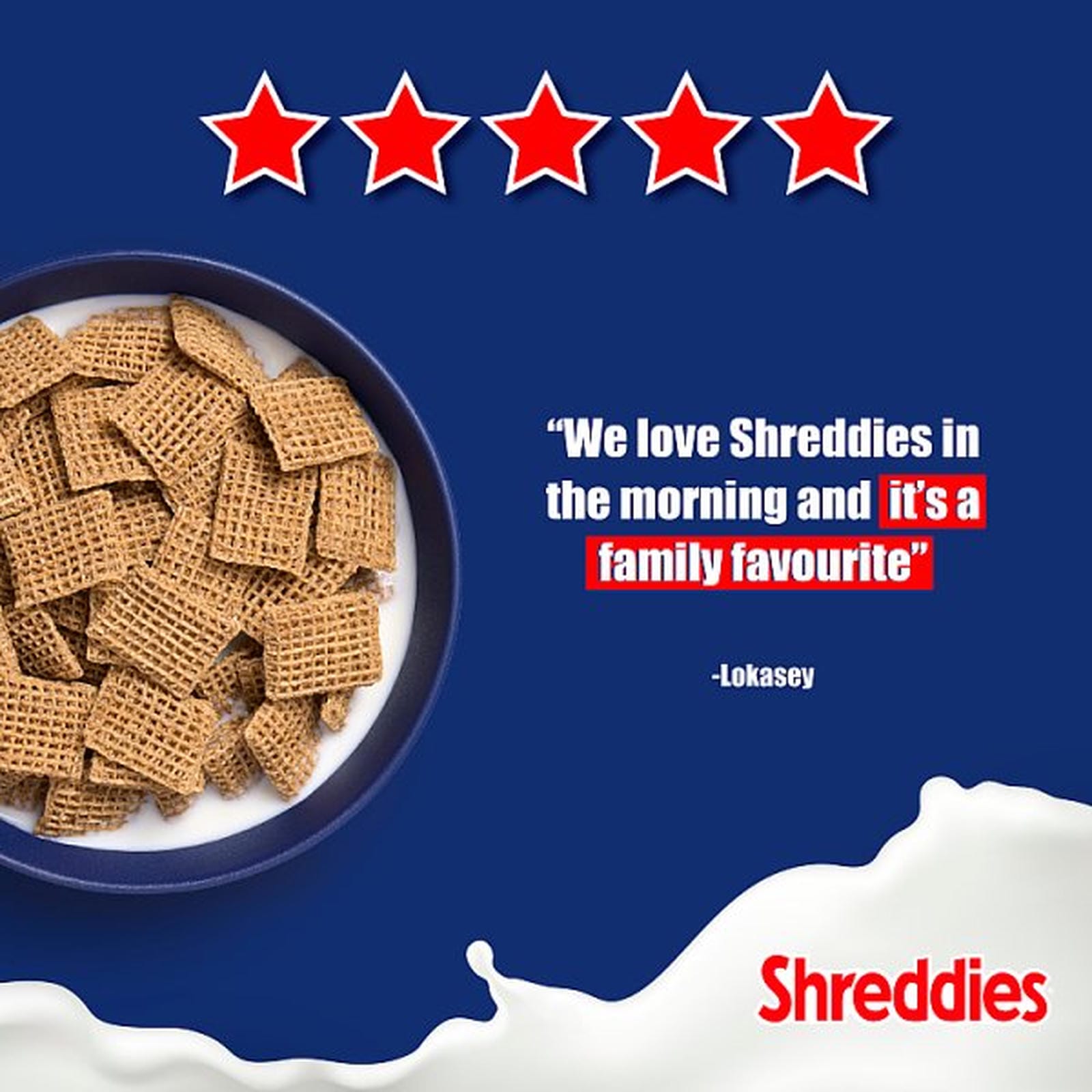 Nestlé Shreddies Original Breakfast Cereal 460g