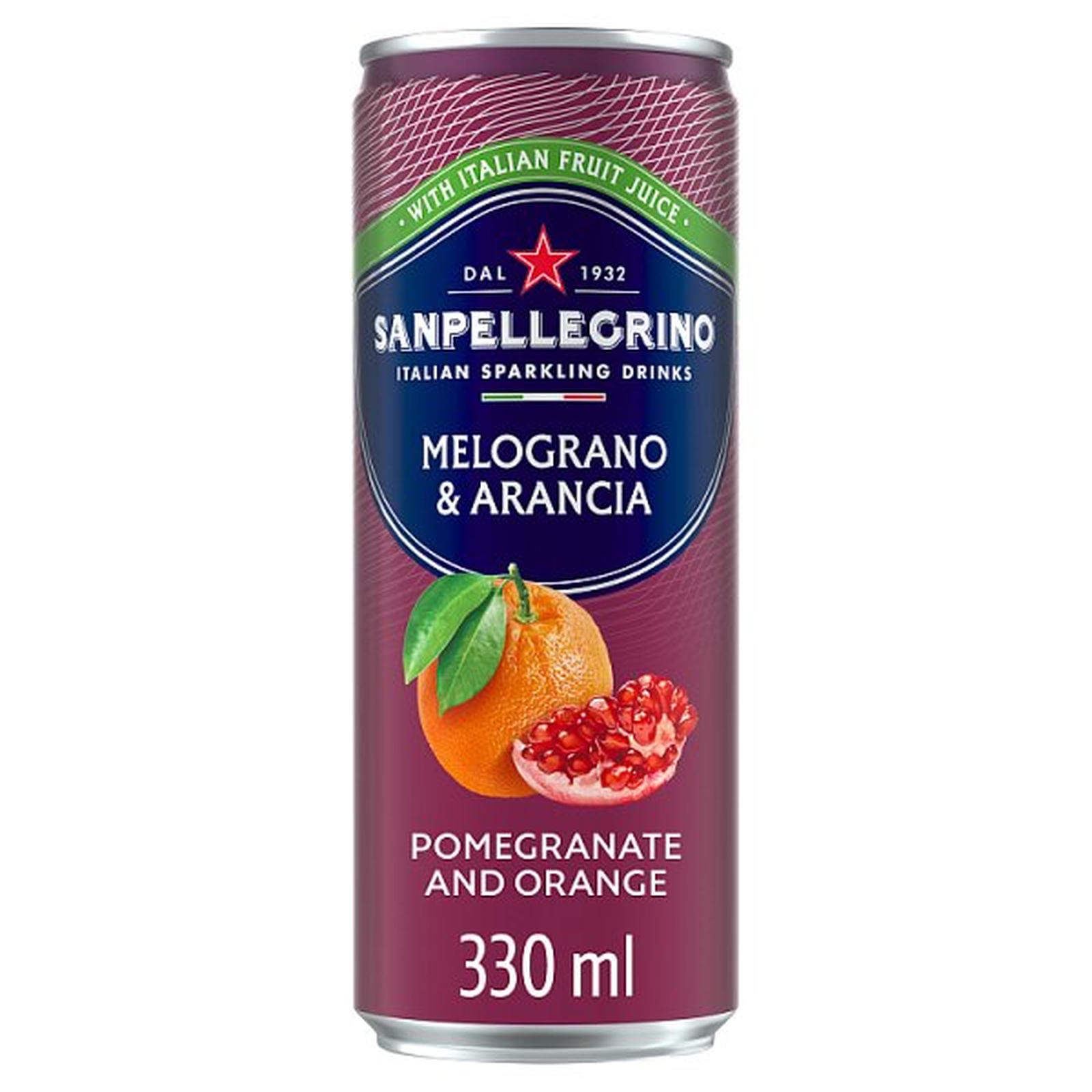San Pellegrino Pomegranate & Orange 4x6x330ml