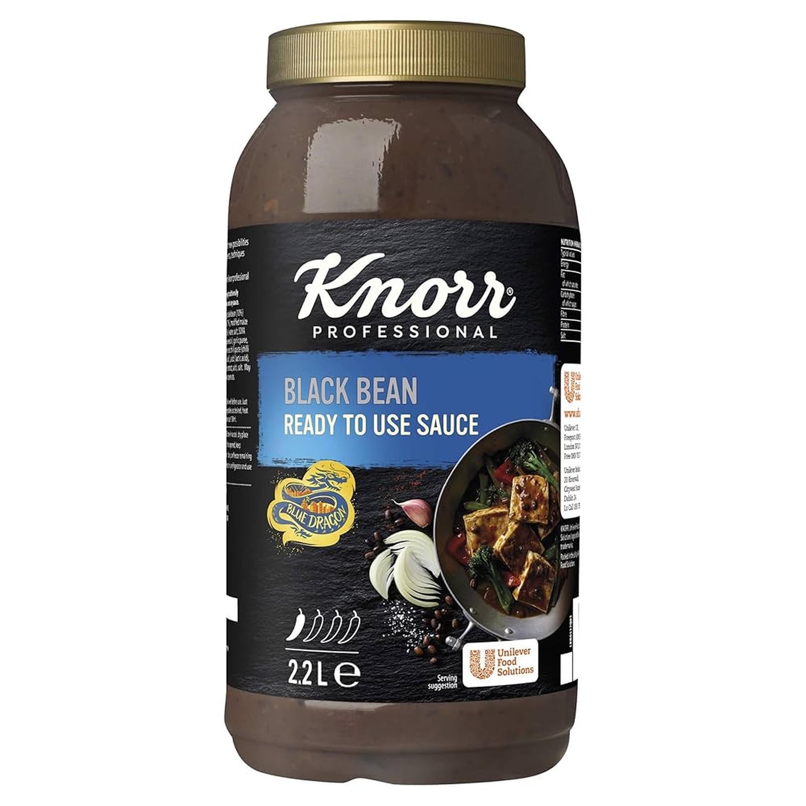Knorr Professional Black Bean Sauce 2.2 L Shelf Stable Foodservice Catering 1 x 2.2 L