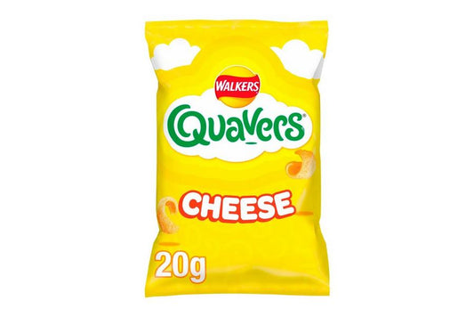 Walkers Quavers Cheese Grab Bag Crisps 20g – 32 x 20g