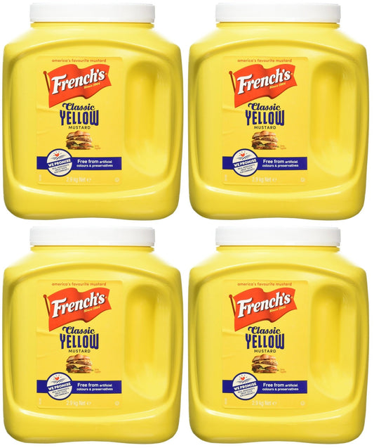 French's Classic Yellow Mustard 2.9kg – 4 x 2.98kg