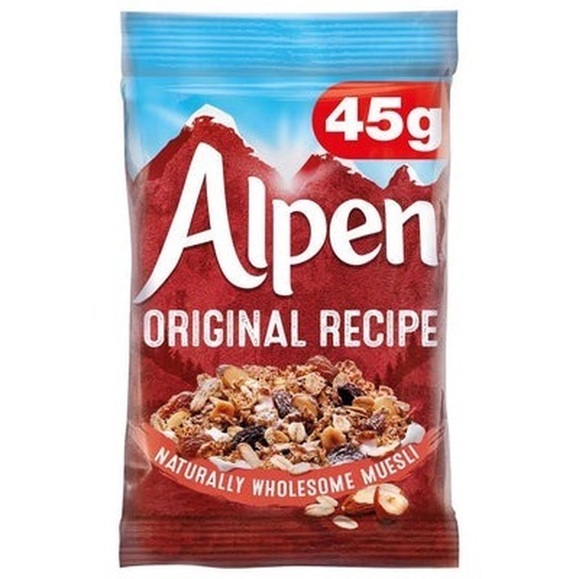 Alpen Muesli Original Recipe 45 g Pack 30 x 45 g Multi Pack for Retail and Foodservice