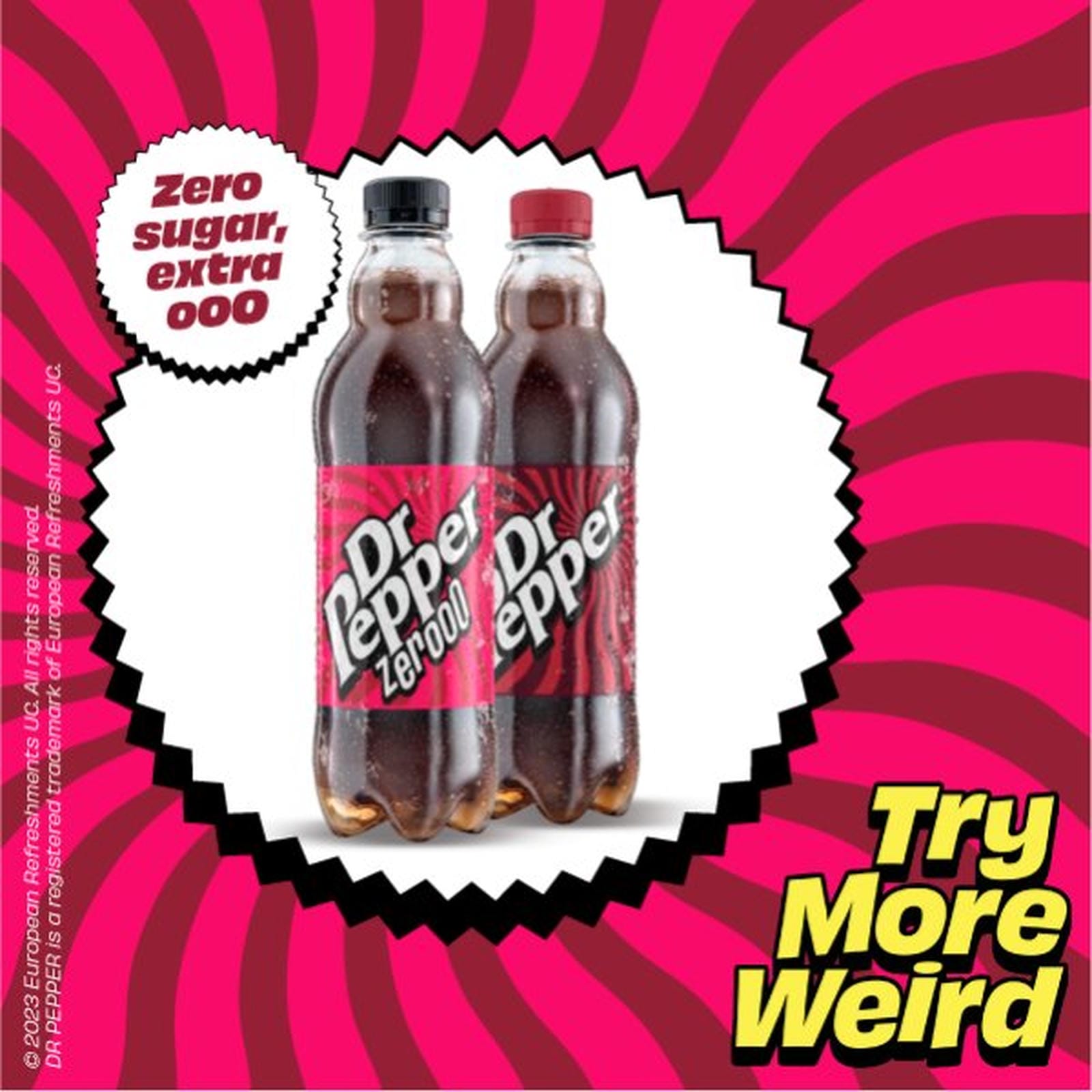 Dr Pepper Zero 500ml PM £1.40