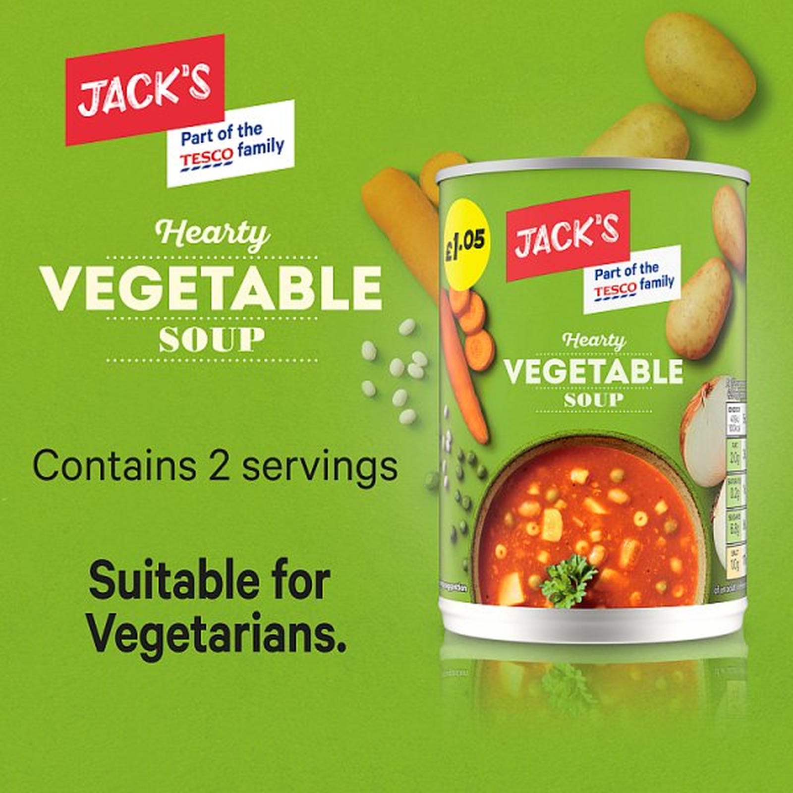 Jack's Hearty Vegetable Soup 400g