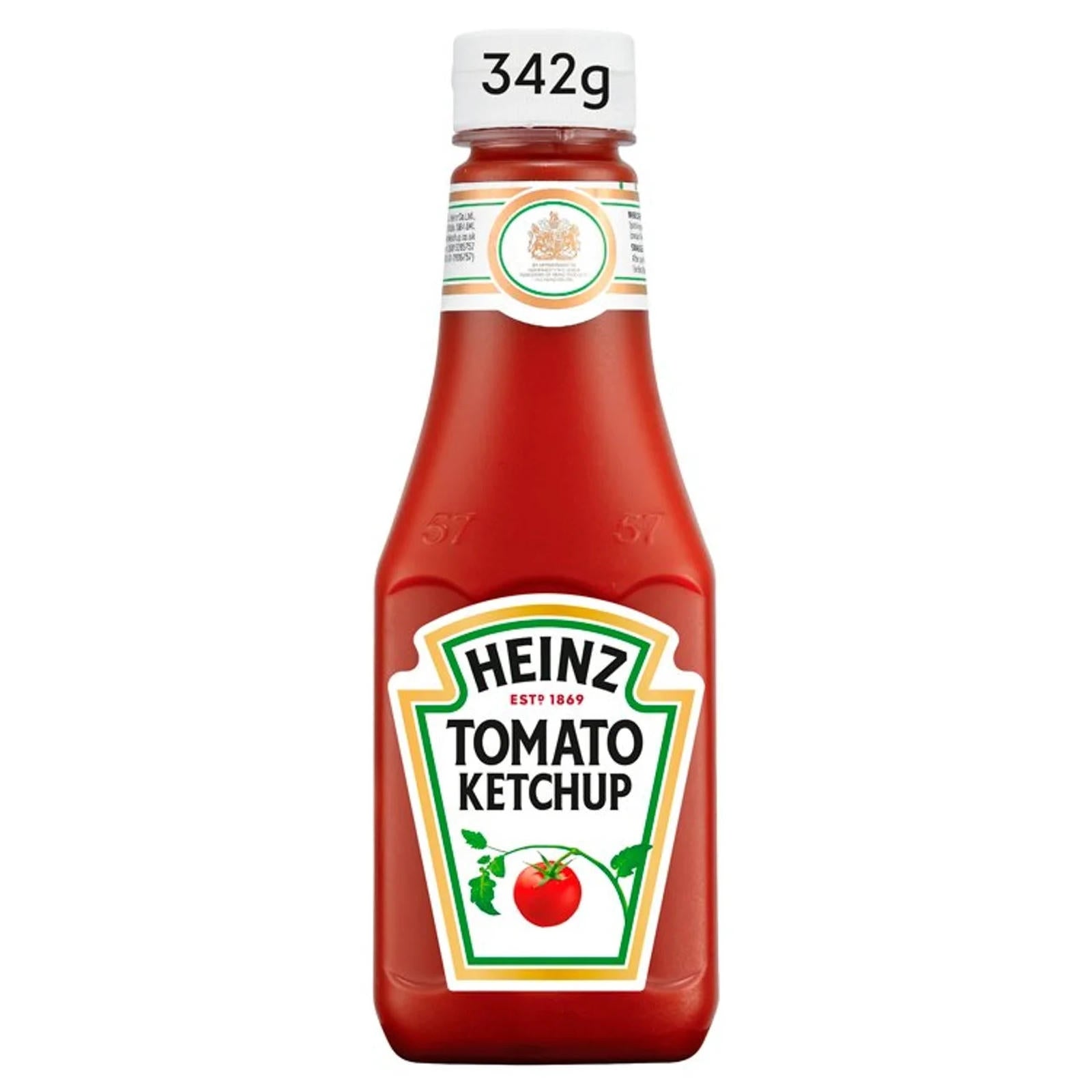Heinz Tomato Ketchup Foodservice Multi Pack 342 g x 10 Bottles For Retail And Kitchen