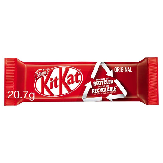 KitKat 2 Finger Milk Chocolate Biscuit Bar 20.7g – 72 x 20.7g