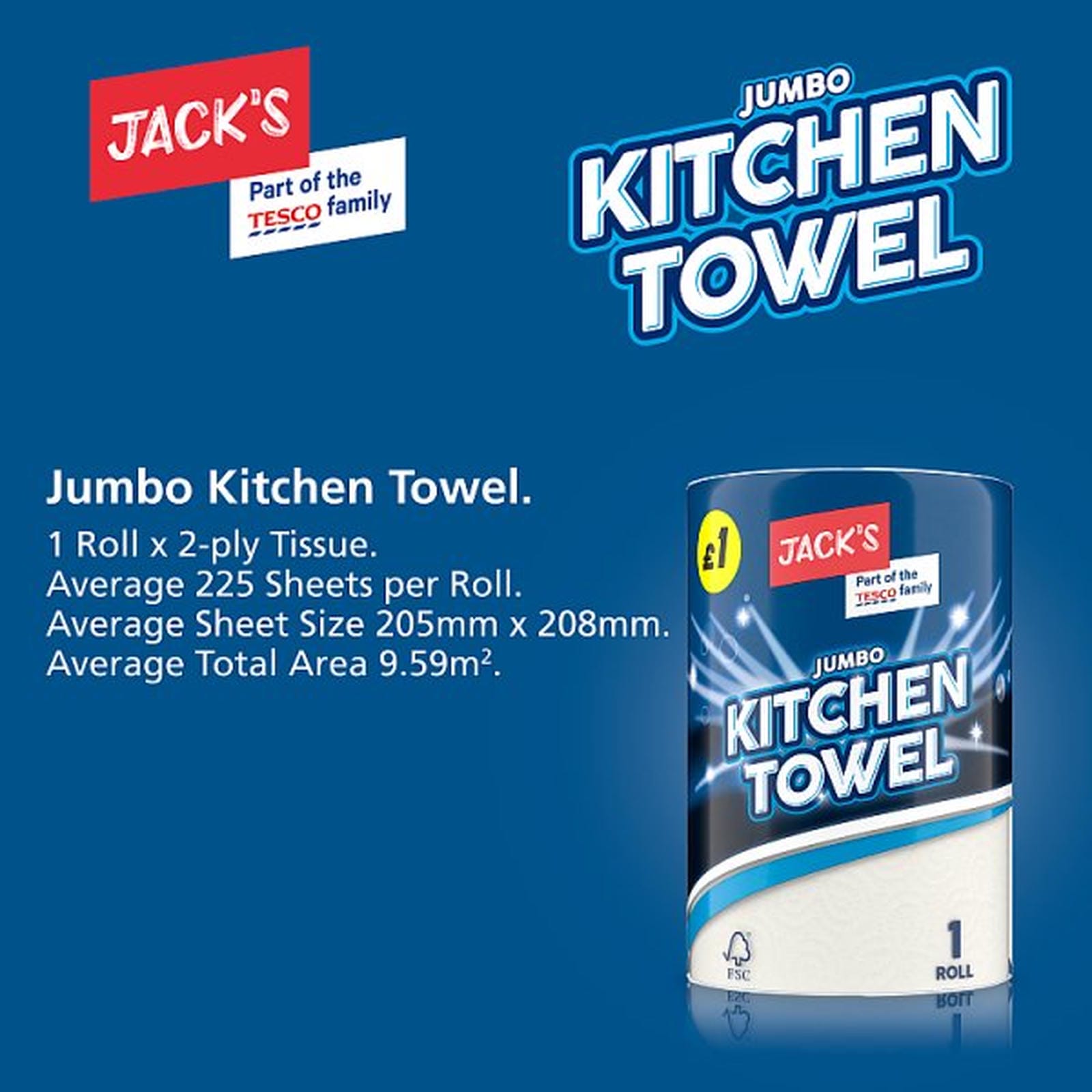 Jack's Jumbo Kitchen Towel Roll