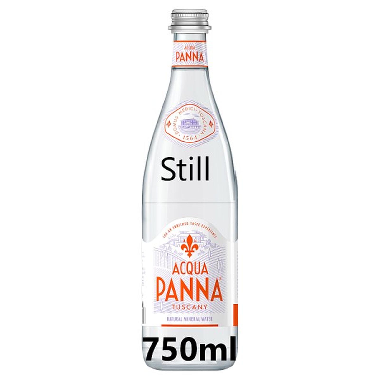 Acqua Panna Still Natural Mineral Water Glass 12x750ml