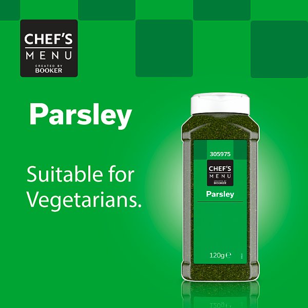 Chef's Menu Parsley Dried 120g For Everyday Cooking Soups Stews Sauces Garnishes