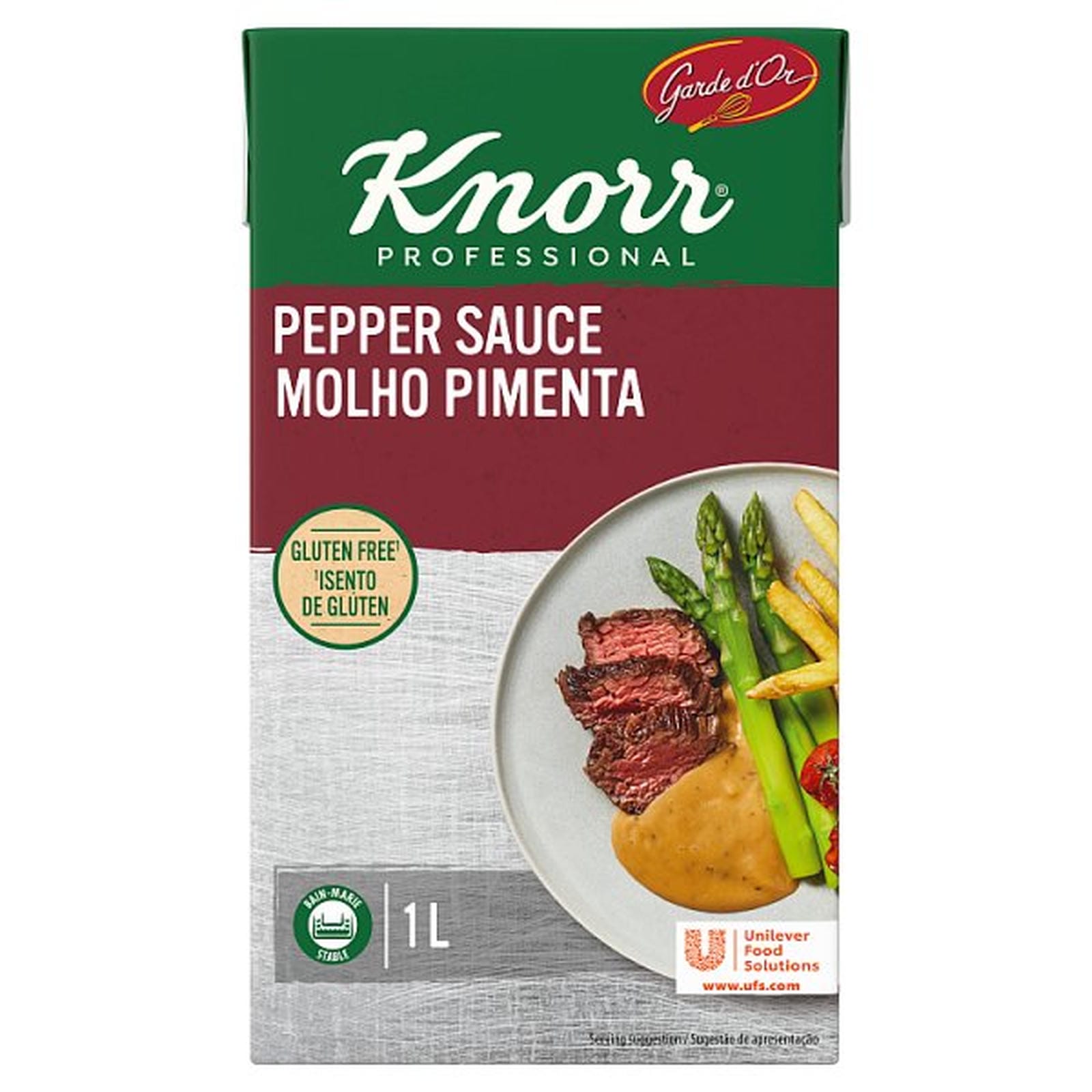 Knorr® Professional Garde d’Or Peppercorn Ready-To-Use Sauce 1L