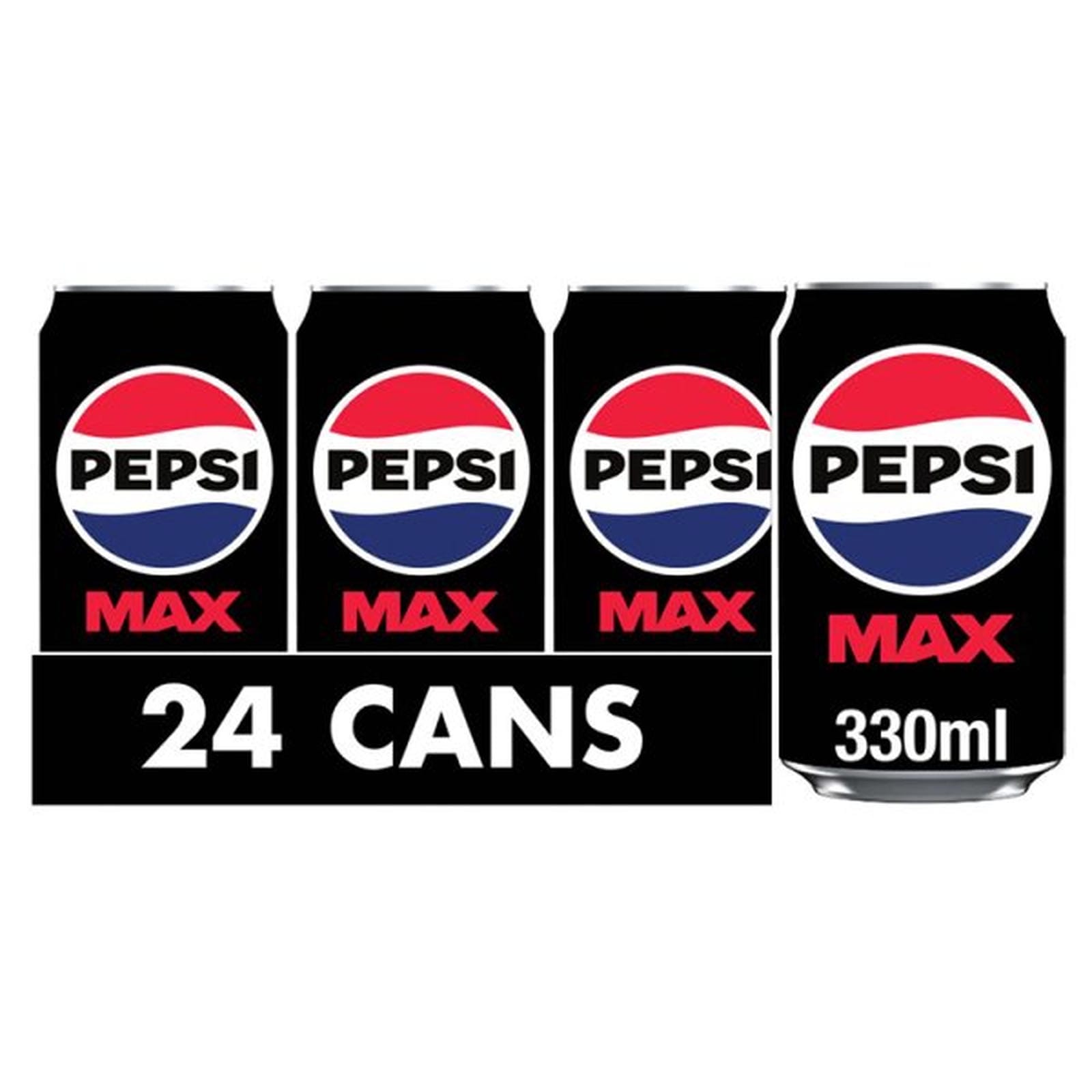 Pepsi Max No Sugar Cola Can 330ml