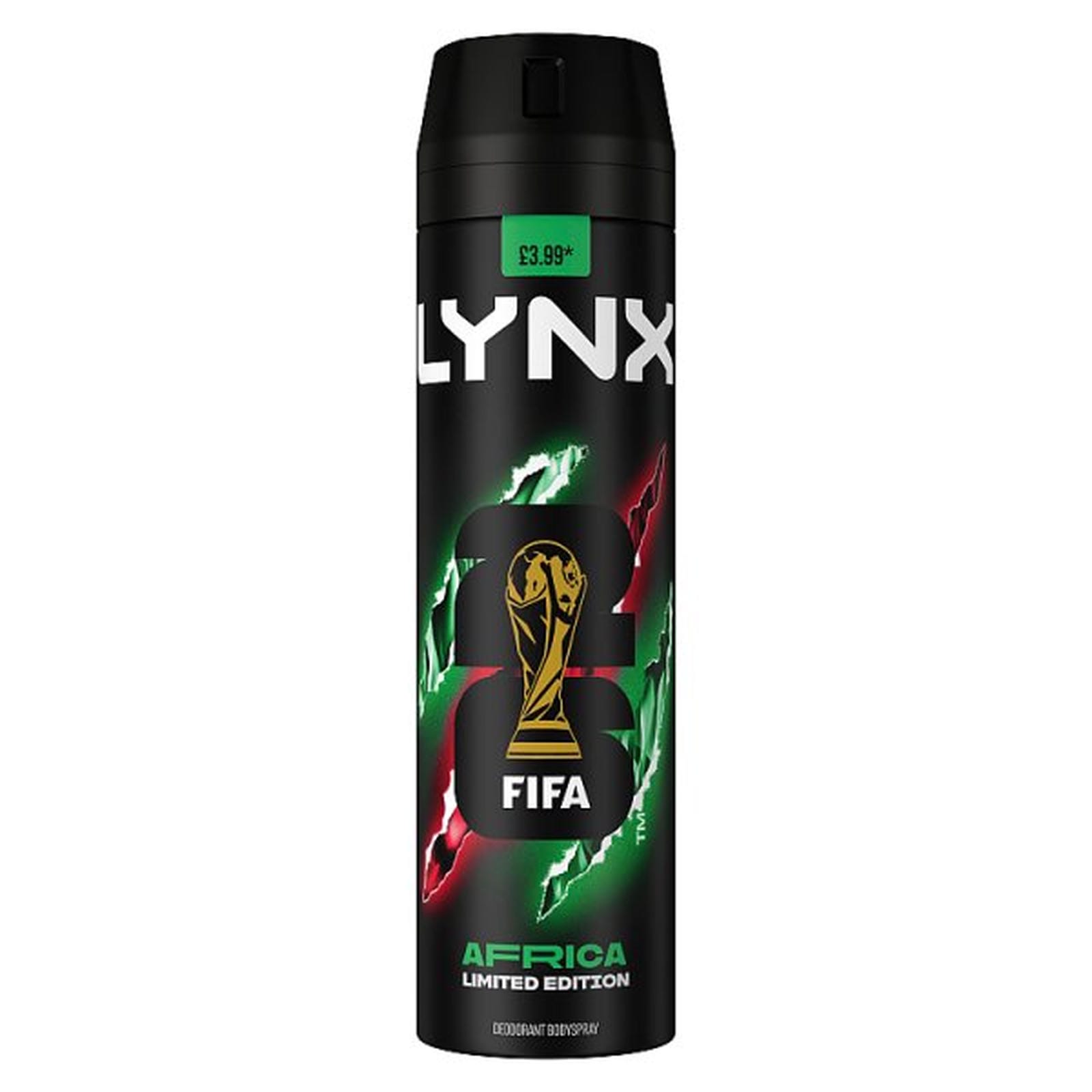 Lynx Limited Edition FIFA Africa Aerosol Body Spray 200 ml