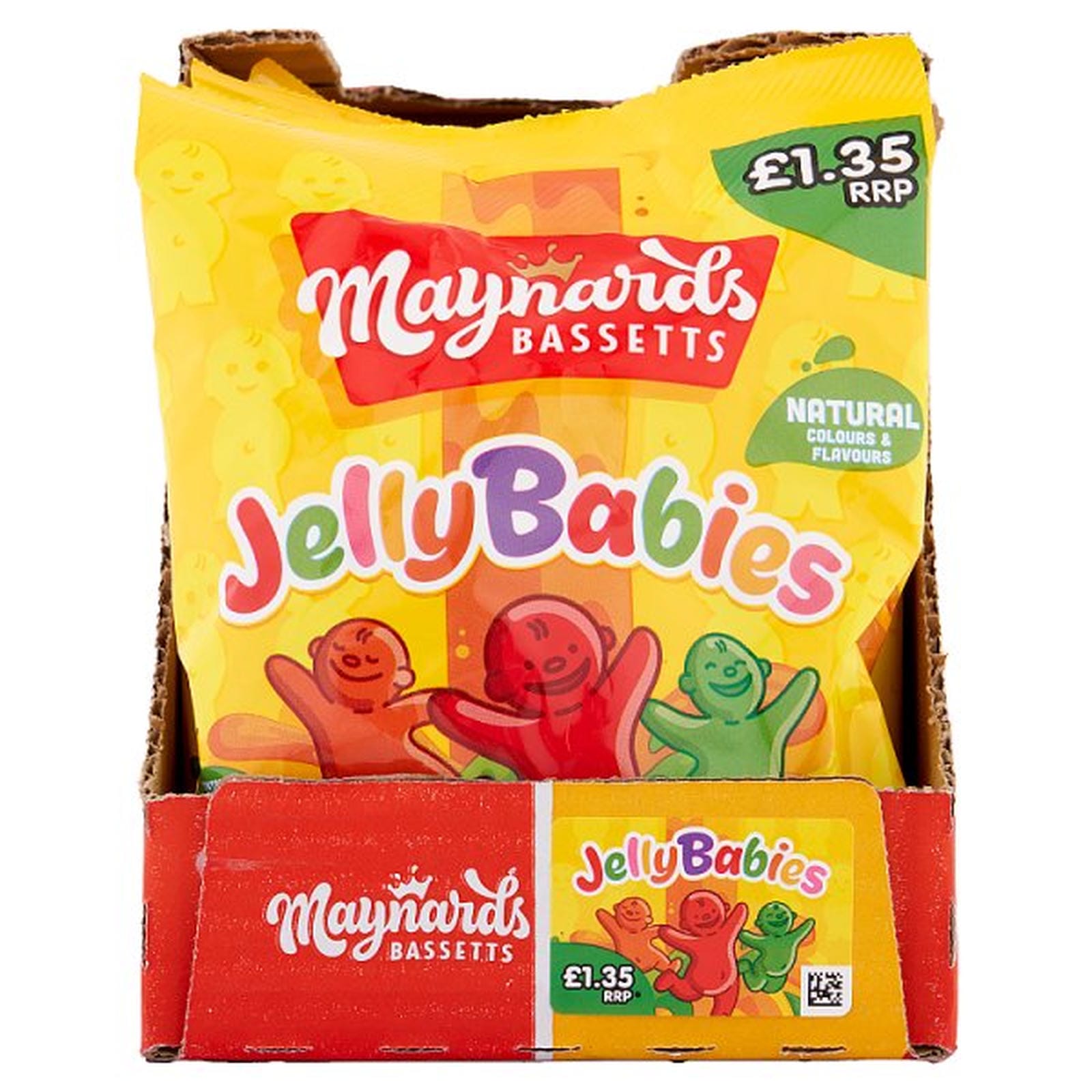 Maynards Bassetts Jelly Babies Sweets Bag £1.35 PMP 130g