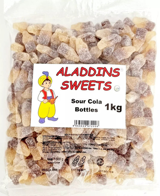 Vidal Fizzy Cola Bottles Candies 1kg – 6 x 1kg