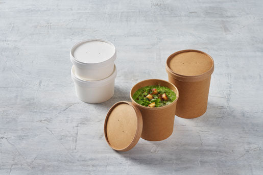 BioPak 25 750ml Takeaway Trays & Lids – 8 x 25pk