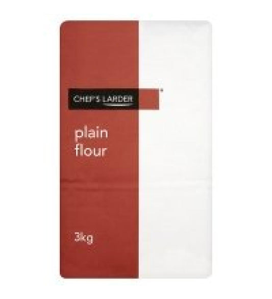 Chef's Larder Plain Flour 3kg – 1 x 3kg