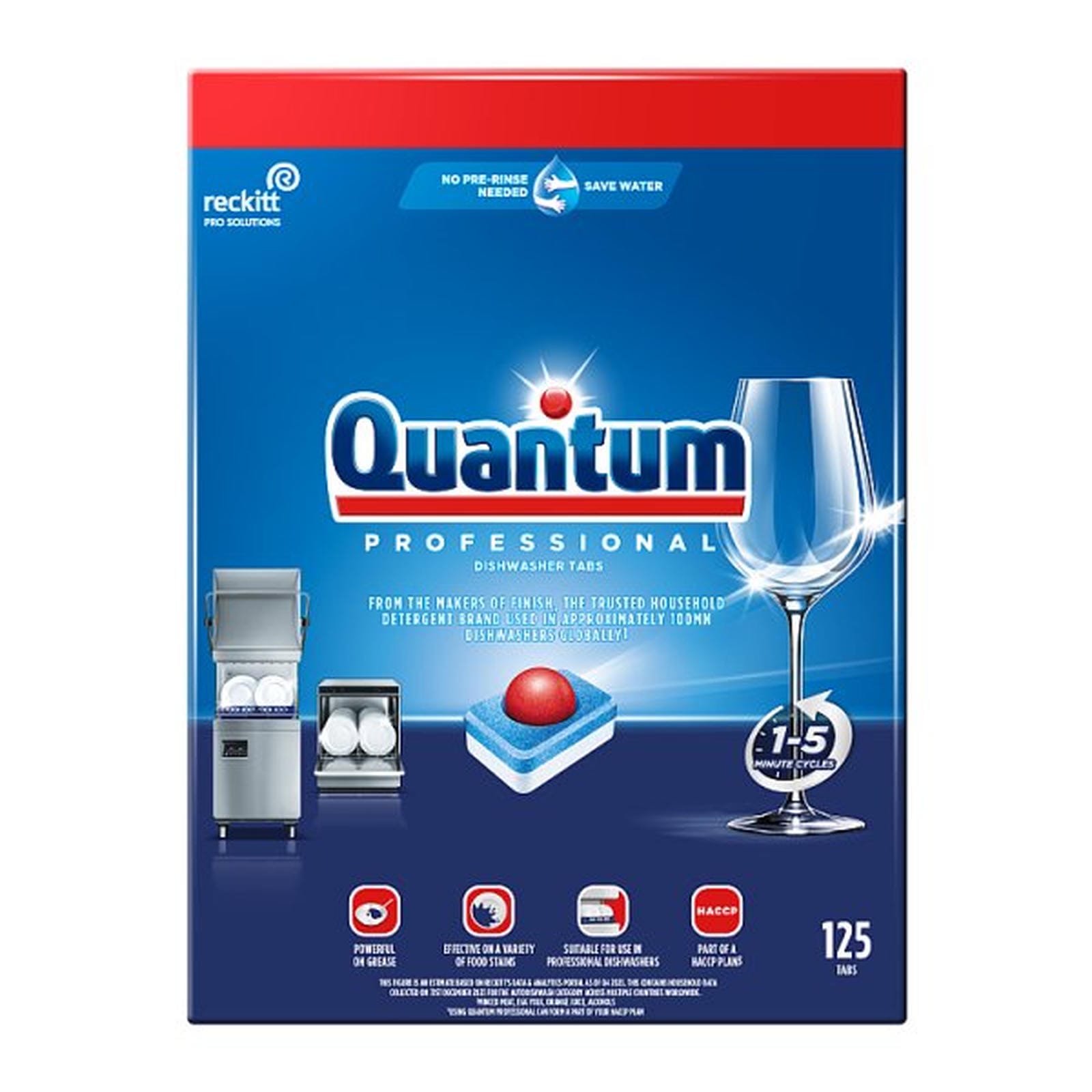 Quantum Professional by Finish Dishwasher Tablets 125 Tabs
