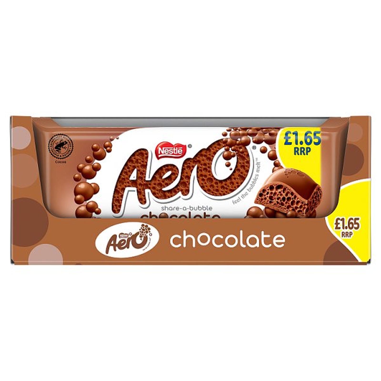 Aero Milk Chocolate Sharing Bar 90g PMP £1.50