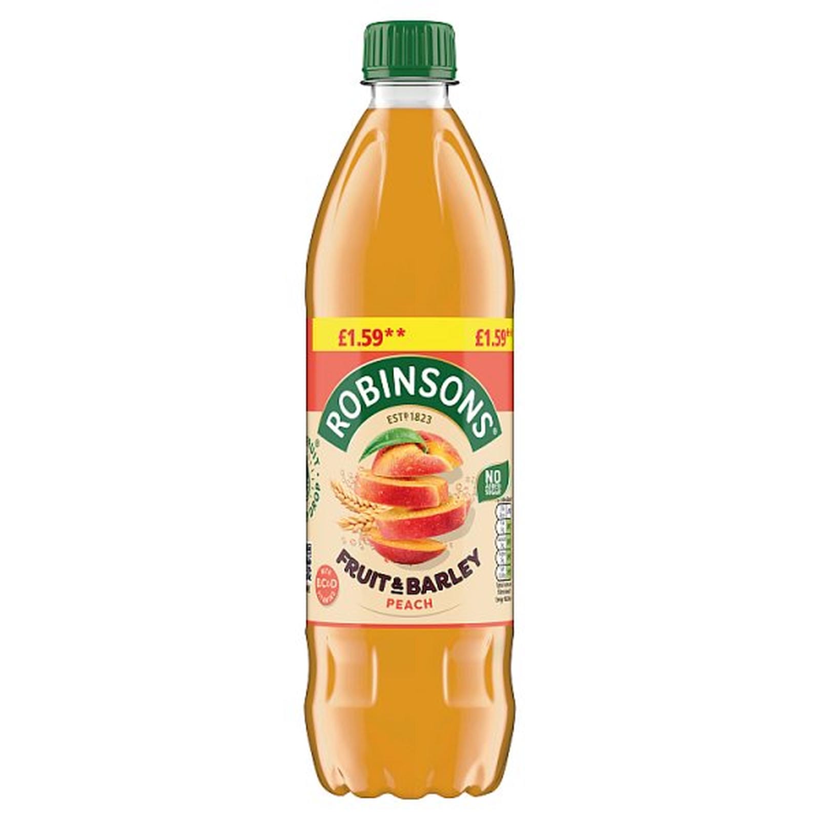 Robinsons Fruit & Barley Peach Squash PMP 750ml