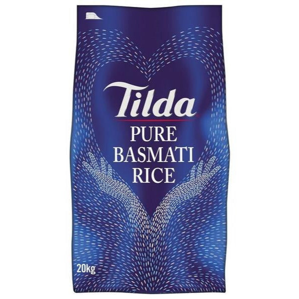 Tilda Basmati Rice Pure Original 20kg One Pack For Commercial Kitchens 1 x 20kg Pack
