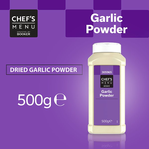 Chef's Menu Garlic Powder Concentrated Flavour 500 g Versatile Seasoning for Soups Sauces and Rubs