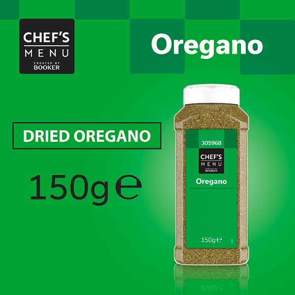 Chef's Menu Oregano Dried Authentic Mediterranean Flavour 150g Pack For Pasta Salads And Vegetables