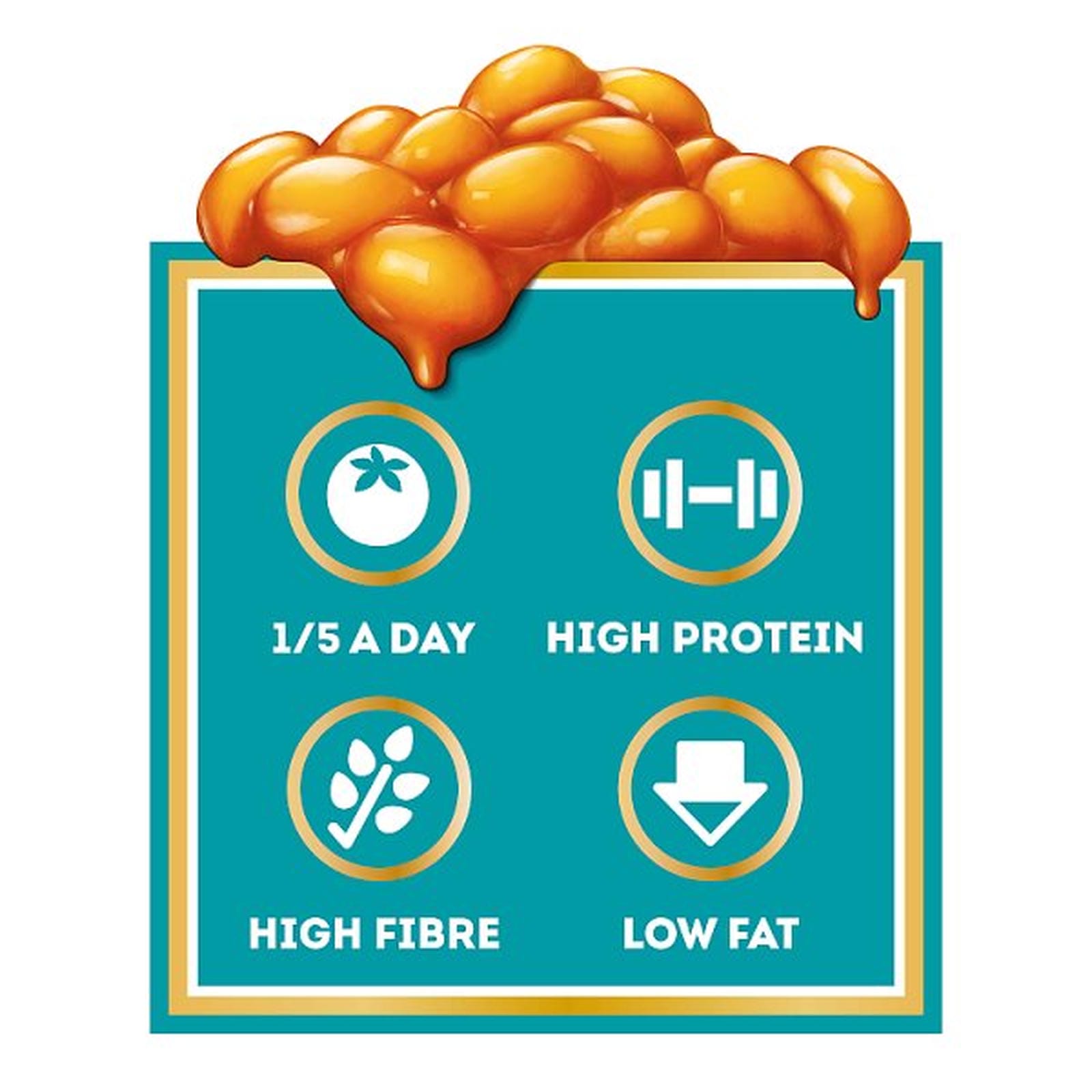 Heinz Baked Beans Fridge Pack 1kg