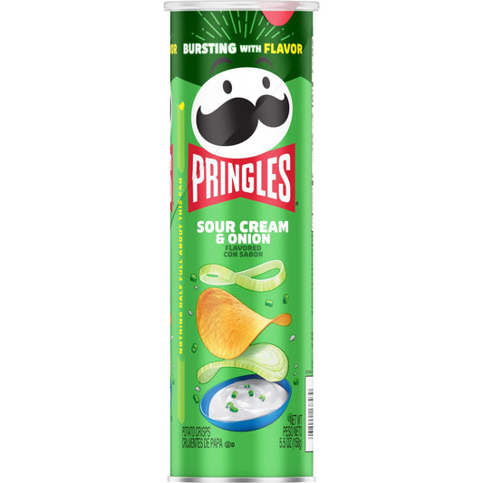 Pringles Sour Cream & Onion Sharing Crisps 12x70g PMP £1.25 – 12 x 70g