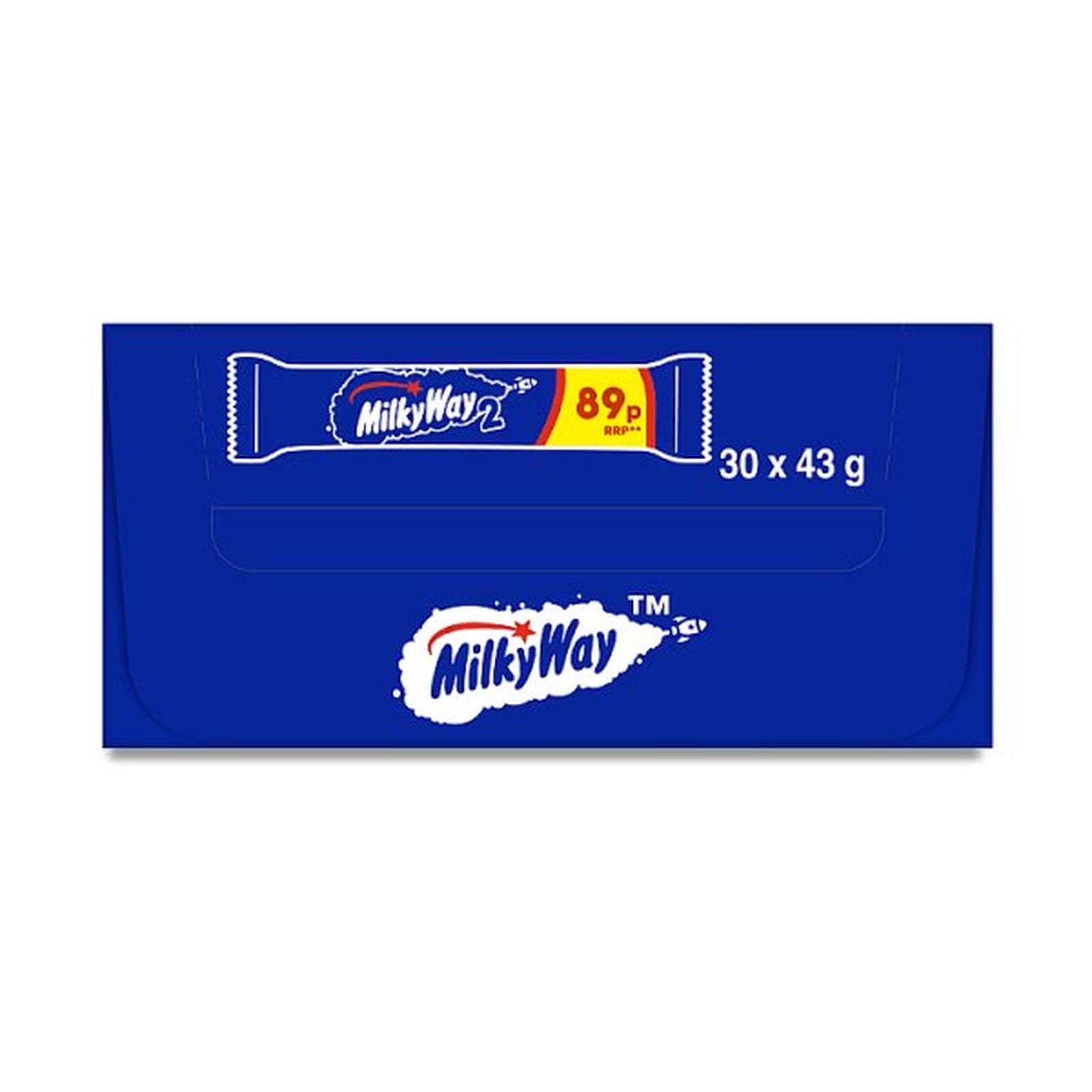 Milky Way Milk Chocolate Bar 43g PMP £0.75