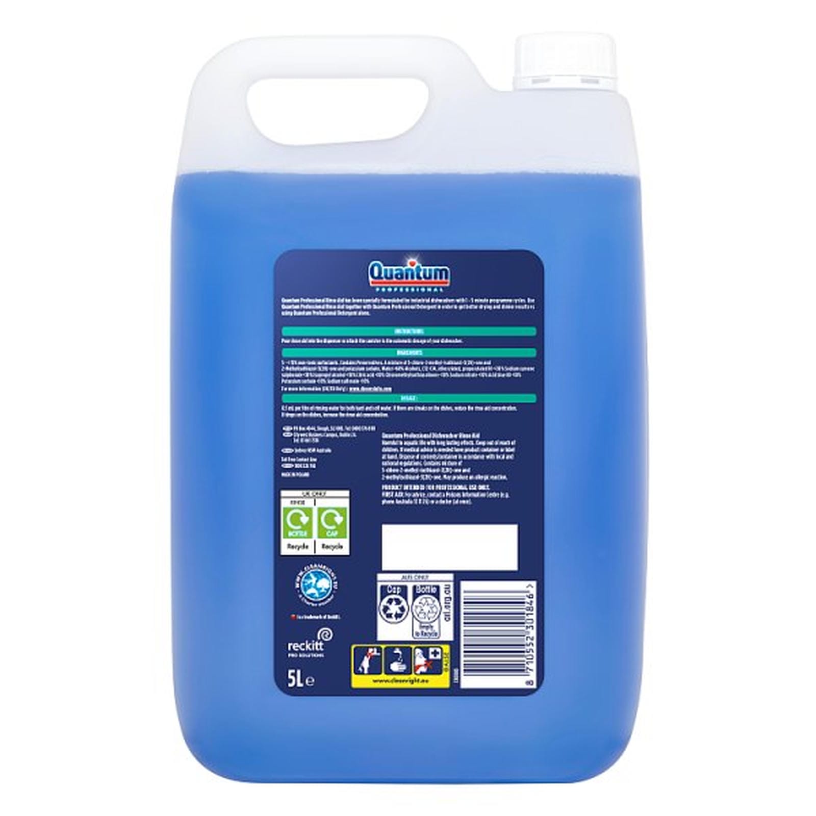 Quantum Professional by Finish Professional Glasswash Detergent 5L