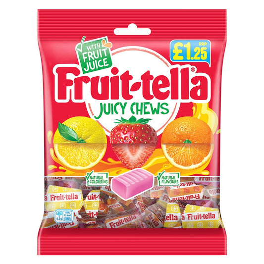 Fruit-tella Juicy Chews 135g – 12 x 135g