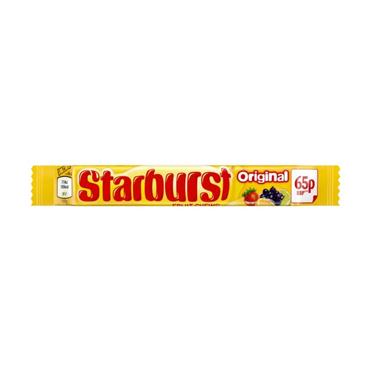 Starburst Vegan Chewy Sweets Fruit Flavoured Bag £0.65 PMP 45g – 24 x 45g